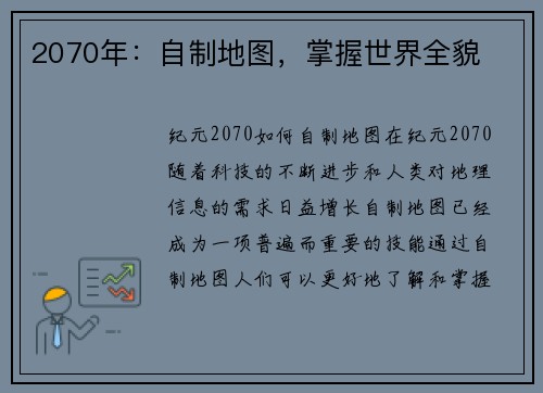 2070年：自制地图，掌握世界全貌